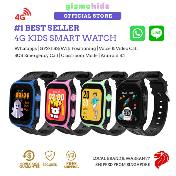 Gizmo M-Edge – 4G Kids Smartwatch | GPS & WhatsApp