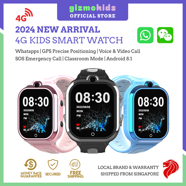Gizmo S-Pro 4G Kids Smartwatch GPS, Calls Safety Features