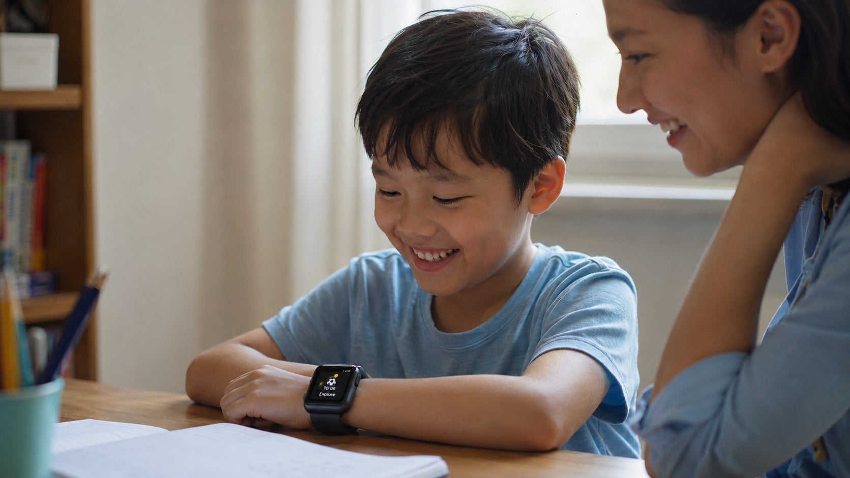 Children using Gizmo Kids smartwatches
